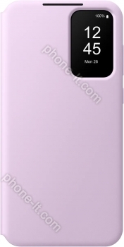 Samsung Smart View wallet case for Galaxy A55 5G Lavender 