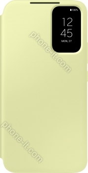 Samsung Smart View wallet case for Galaxy A34 5G Lime 
