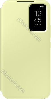 Samsung Smart View wallet case for Galaxy A54 5G Lime 