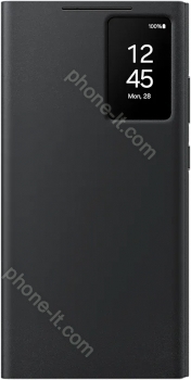 Samsung Smart View wallet case for Galaxy S24 Ultra black 