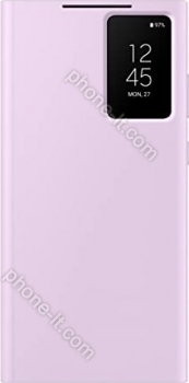 Samsung Smart View wallet case for Galaxy S23 Ultra Lavender 