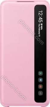 Samsung Smart clear View Cover for Galaxy S20 pink 