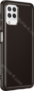 Samsung Soft clear Cover for Galaxy A22 black 