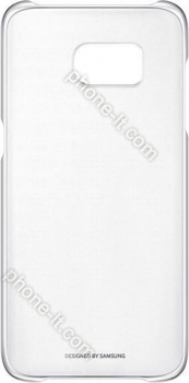 Samsung clear Cover for Galaxy S7 Edge silver 