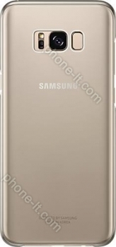Samsung clear Cover for Galaxy S8+ gold 