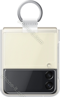 Samsung clear Cover with ring for Galaxy Z Flip 3 5G transparent 