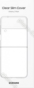 Samsung clear Slim Cover for Galaxy Z Flip 4 transparent 