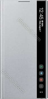 Samsung clear View Cover for Galaxy Note 10 silver 