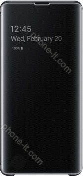 Samsung clear View Cover for Galaxy S10+ black 