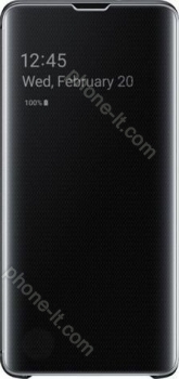 Samsung clear View Cover for Galaxy S10 black 