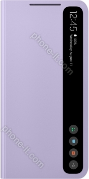 Samsung clear View Cover for Galaxy S21 FE Lavender 