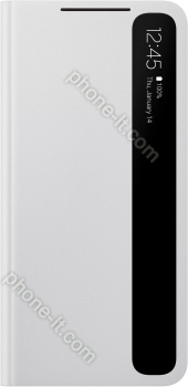 Samsung clear View Cover for Galaxy S21 grey 