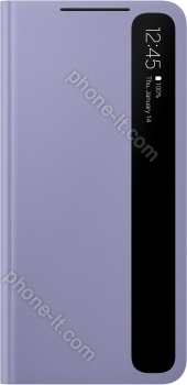 Samsung clear View Cover for Galaxy S21 purple 