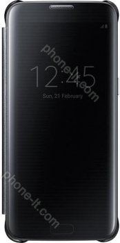 Samsung clear View Cover for Galaxy S7 Edge black 