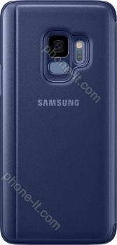 Samsung clear View Standing Cover for Galaxy S9 blue 