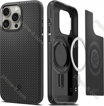 Spigen Mag Armor MagFit for Apple iPhone 15 Pro Max Matte Black 