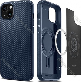 Spigen Mag Armor MagFit for Apple iPhone 15 Navy Blue 