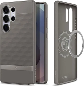 Spigen Parallax MagFit для Самсунг Галакси S25 Ультра Ash серый