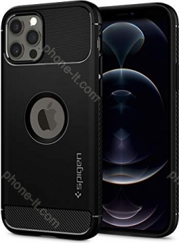 Spigen Rugged Armor for Apple iPhone 12 Pro/iPhone 12 black 