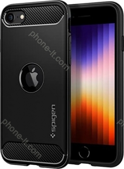 Spigen Rugged Armor for Apple iPhone SE (2020) black 