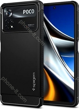 Spigen Rugged Armor for Xiaomi Poco X4 Pro 5G black 