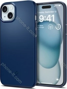 Spigen Thin Fit for Apple iPhone 15 Navy Blue