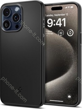 Spigen Thin Fit for Apple iPhone 15 Pro Max black 