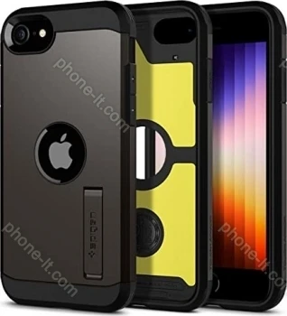 Spigen Tough Armor for Apple iPhone SE (2020) gunmetal