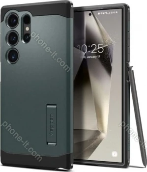 Spigen Tough Armor for Samsung Galaxy S24 Ultra Abyss Green