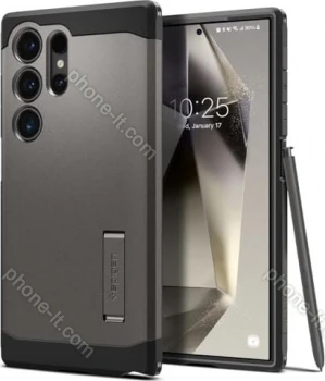 Spigen Tough Armor for Samsung Galaxy S24 Ultra gunmetal