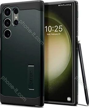 Spigen Tough Armor for Samsung Galaxy S23 Ultra Abyss Green