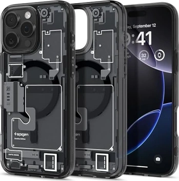 Spigen Ультра hybrid Zero One MagFit для Эпл Айфон 16 Про черный