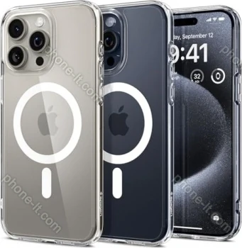 Spigen Ultra hybrid MagFit for Apple iPhone 15 Pro white