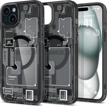 Spigen Ultra hybrid Zero One MagFit for Apple iPhone 15 black