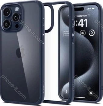 Spigen Ultra hybrid for Apple iPhone 15 Pro Navy Blue