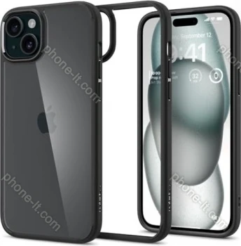 Spigen Ultra hybrid for Apple iPhone 15 Plus Matte Black
