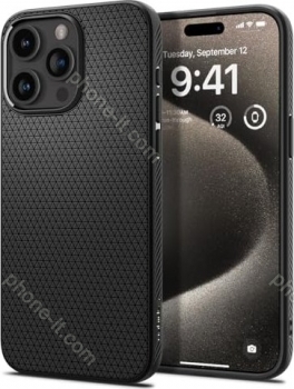 Spigen liquid Air for Apple iPhone 15 Pro Max Matte Black 