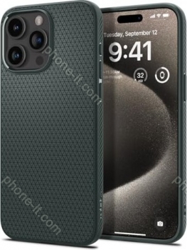 Spigen liquid Air for Apple iPhone 15 Pro Max Abyss Green 