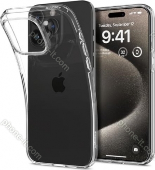 Spigen liquid Crystal for Apple iPhone 15 Pro Max Crystal clear 