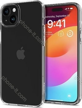 Spigen liquid Crystal for Apple iPhone 15 Plus Crystal clear 