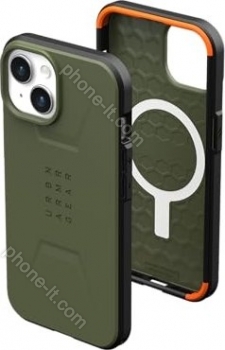 UAG Civilian case with MagSafe for Apple iPhone 15 Plus olive Drab 