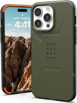 UAG Civilian case with MagSafe for Apple iPhone 15 Pro Max olive Drab 