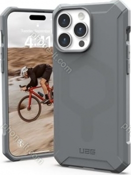 UAG Essential Armor case with MagSafe for Apple iPhone 15 Pro Max silver 