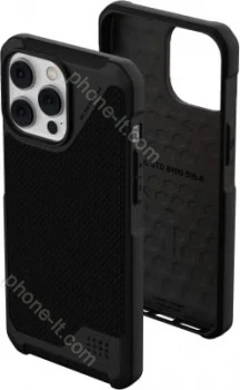 UAG Metropolis LT case with MagSafe for Apple iPhone 14 Pro Max Kevlar Black