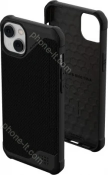 UAG Metropolis LT case with MagSafe for Apple iPhone 14 Plus Kevlar Black