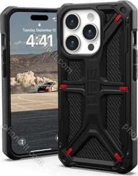 UAG Monarch Pro Kevlar case for Apple iPhone 15 Pro Kevlar Black