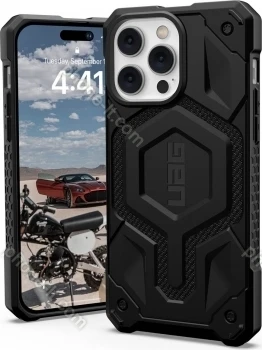 UAG Monarch Pro case with MagSafe for Apple iPhone 14 Pro Max Kevlar Black