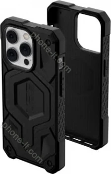 UAG Monarch Pro case with MagSafe for Apple iPhone 14 Pro carbon Fiber