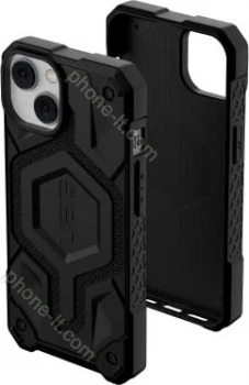 UAG Monarch Pro case with MagSafe for Apple iPhone 14 Kevlar Black