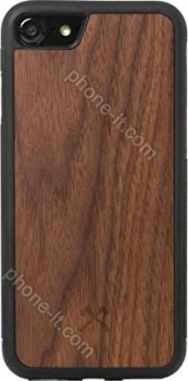 Woodcessories Bumper case walnut for Apple iPhone 7/8 brown/black 